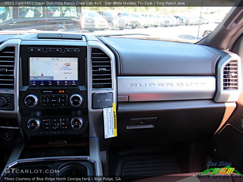 Star White Metallic Tri-Coat / King Ranch Java 2020 Ford F450 Super Duty King Ranch Crew Cab 4x4