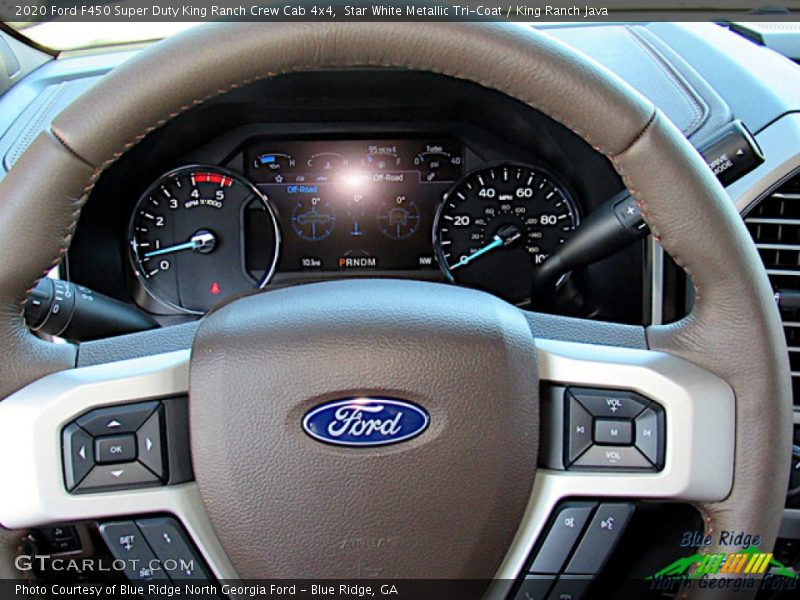 Star White Metallic Tri-Coat / King Ranch Java 2020 Ford F450 Super Duty King Ranch Crew Cab 4x4