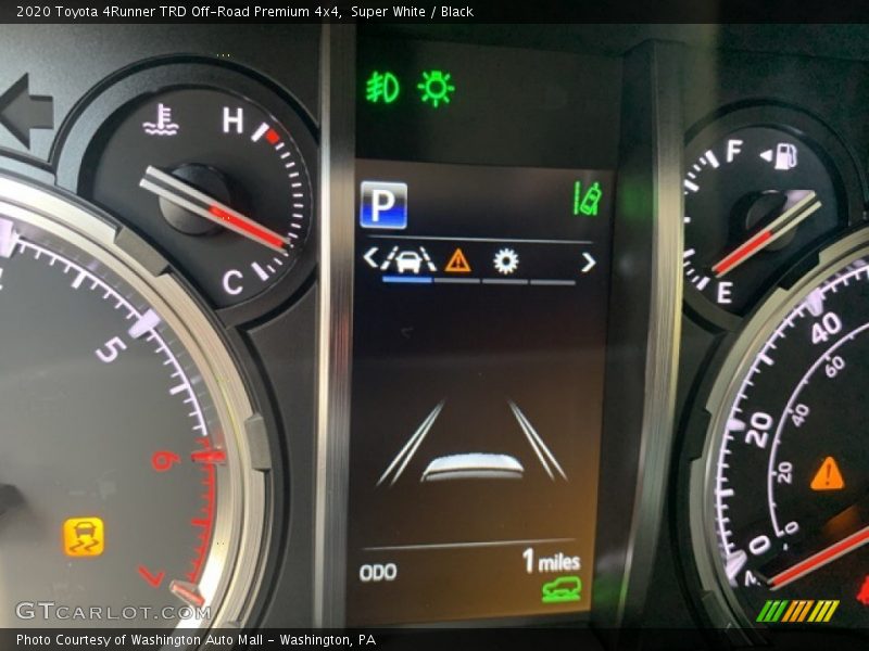 Super White / Black 2020 Toyota 4Runner TRD Off-Road Premium 4x4