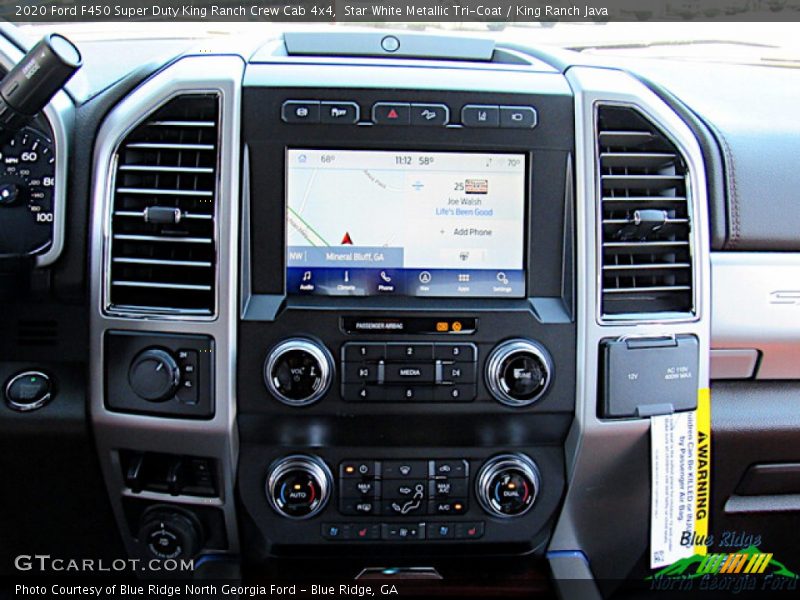 Star White Metallic Tri-Coat / King Ranch Java 2020 Ford F450 Super Duty King Ranch Crew Cab 4x4