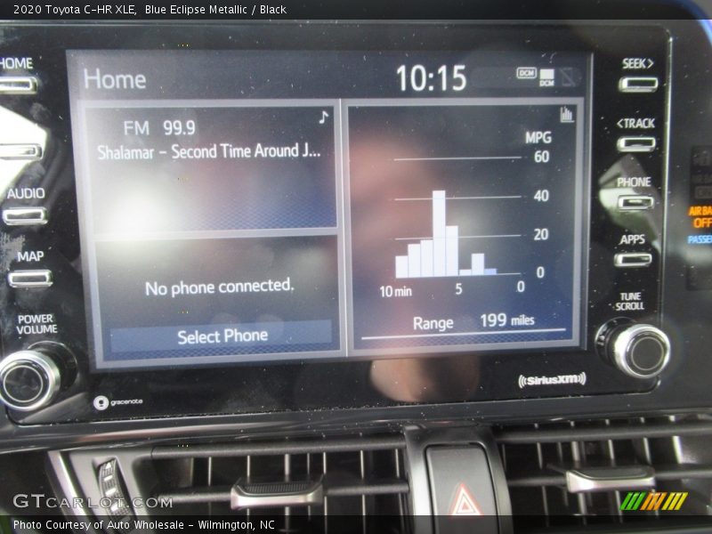 Blue Eclipse Metallic / Black 2020 Toyota C-HR XLE