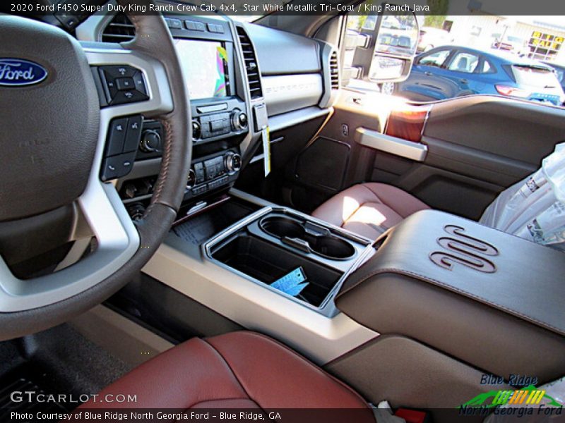 Star White Metallic Tri-Coat / King Ranch Java 2020 Ford F450 Super Duty King Ranch Crew Cab 4x4