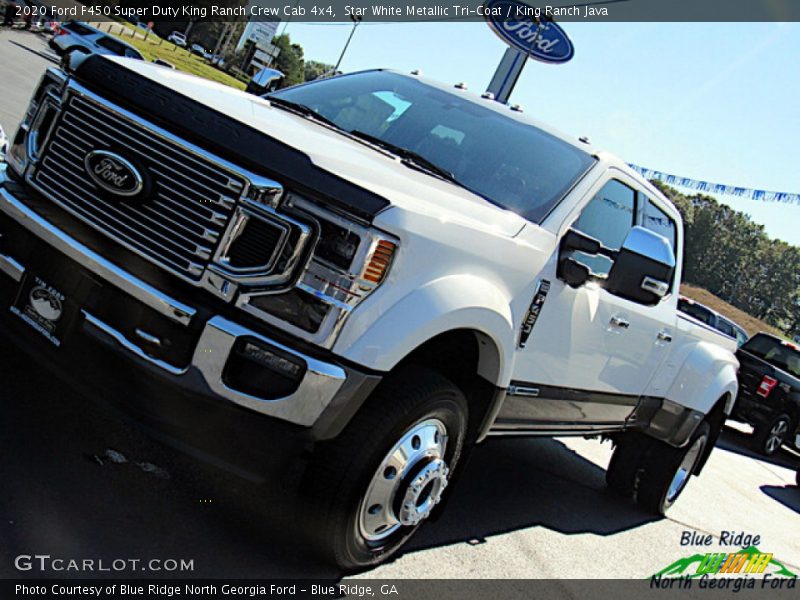 Star White Metallic Tri-Coat / King Ranch Java 2020 Ford F450 Super Duty King Ranch Crew Cab 4x4
