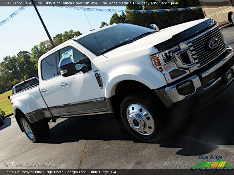 Star White Metallic Tri-Coat / King Ranch Java 2020 Ford F450 Super Duty King Ranch Crew Cab 4x4