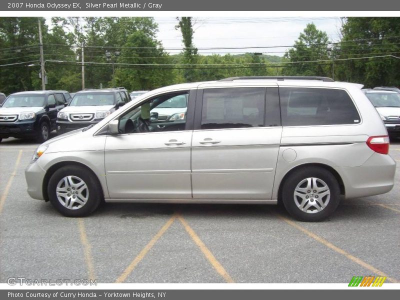 Silver Pearl Metallic / Gray 2007 Honda Odyssey EX