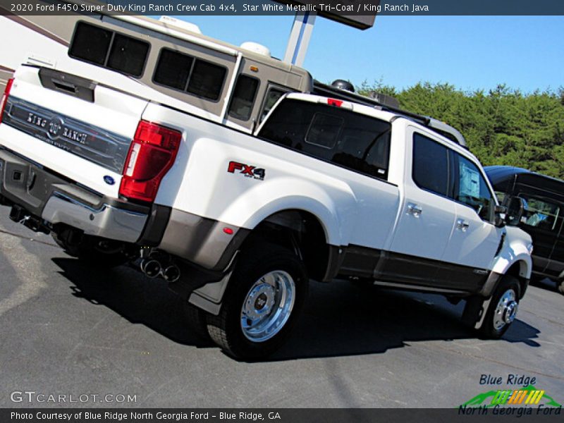 Star White Metallic Tri-Coat / King Ranch Java 2020 Ford F450 Super Duty King Ranch Crew Cab 4x4