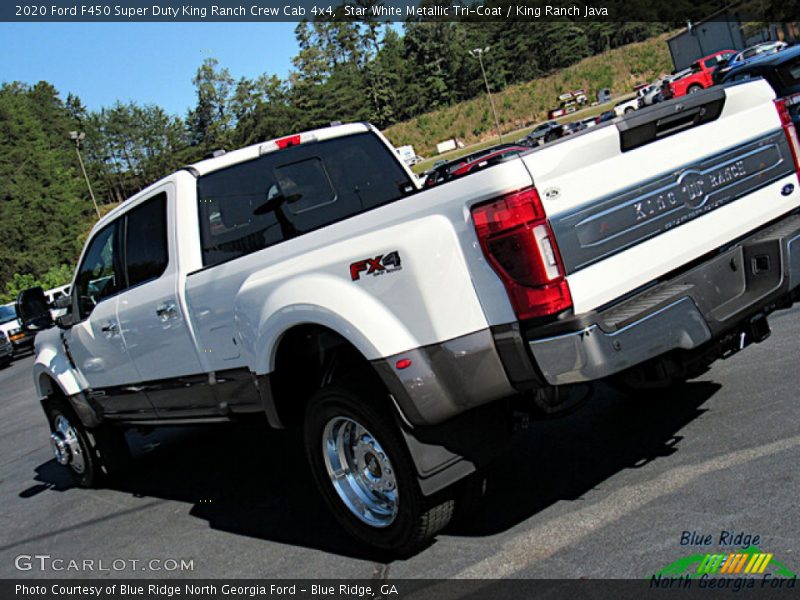 Star White Metallic Tri-Coat / King Ranch Java 2020 Ford F450 Super Duty King Ranch Crew Cab 4x4