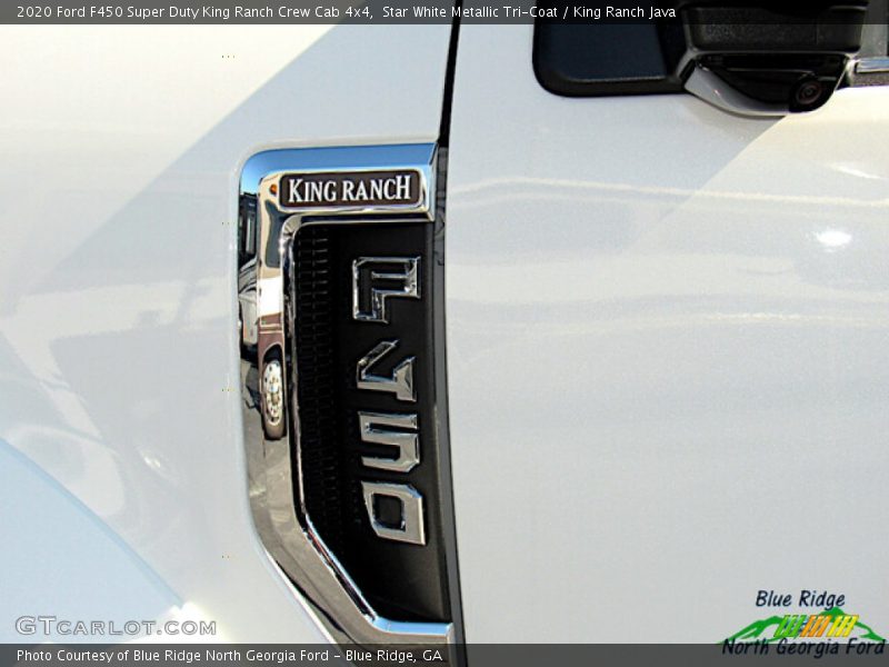 Star White Metallic Tri-Coat / King Ranch Java 2020 Ford F450 Super Duty King Ranch Crew Cab 4x4