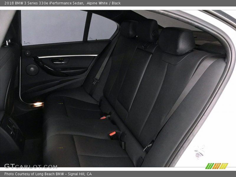 Alpine White / Black 2018 BMW 3 Series 330e iPerformance Sedan