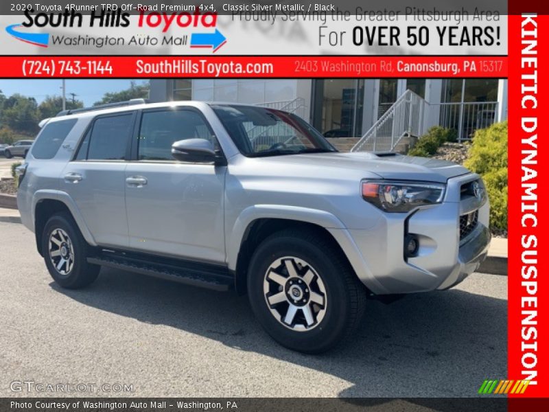 Classic Silver Metallic / Black 2020 Toyota 4Runner TRD Off-Road Premium 4x4