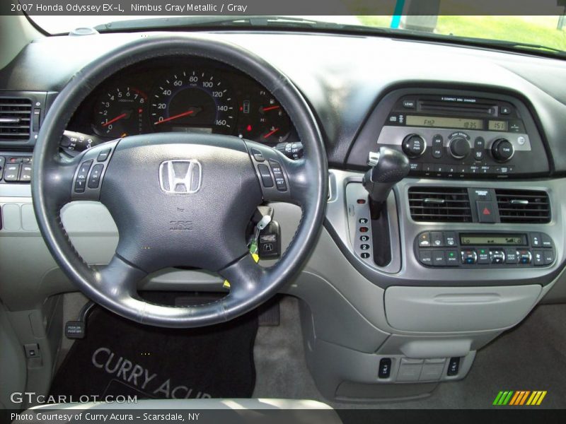 Nimbus Gray Metallic / Gray 2007 Honda Odyssey EX-L