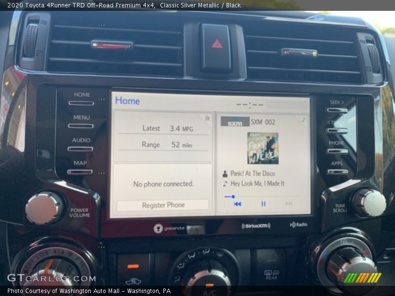 Classic Silver Metallic / Black 2020 Toyota 4Runner TRD Off-Road Premium 4x4
