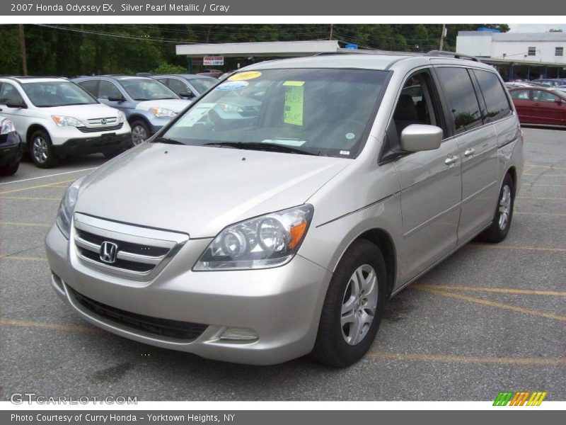 Silver Pearl Metallic / Gray 2007 Honda Odyssey EX