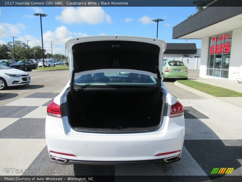 Casablanca White / Black Monotone 2017 Hyundai Genesis G80 AWD