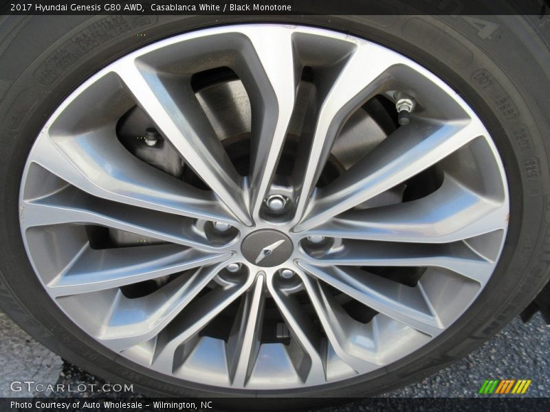 Casablanca White / Black Monotone 2017 Hyundai Genesis G80 AWD