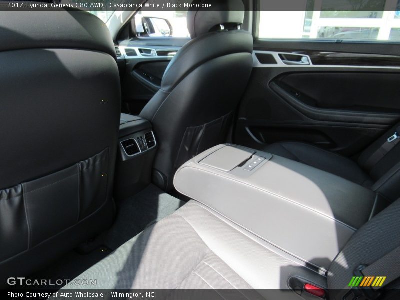 Casablanca White / Black Monotone 2017 Hyundai Genesis G80 AWD