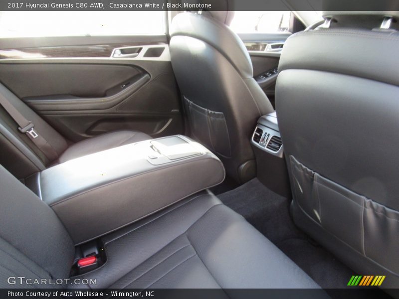 Casablanca White / Black Monotone 2017 Hyundai Genesis G80 AWD