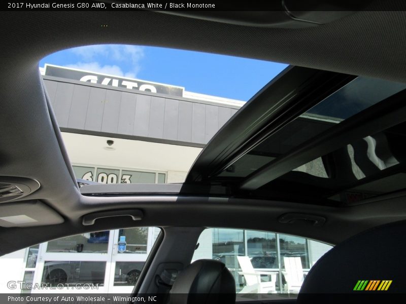 Casablanca White / Black Monotone 2017 Hyundai Genesis G80 AWD