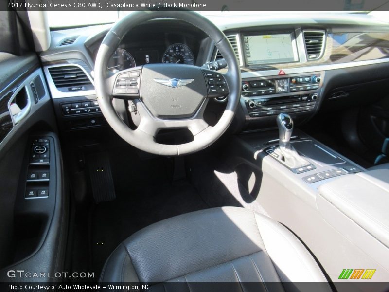 Casablanca White / Black Monotone 2017 Hyundai Genesis G80 AWD