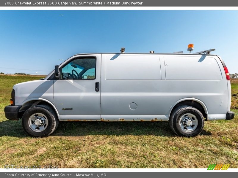 Summit White / Medium Dark Pewter 2005 Chevrolet Express 3500 Cargo Van