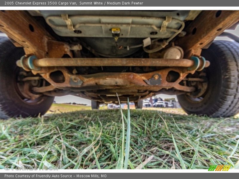 Summit White / Medium Dark Pewter 2005 Chevrolet Express 3500 Cargo Van