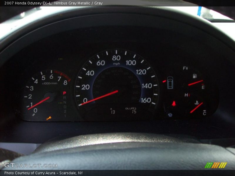 Nimbus Gray Metallic / Gray 2007 Honda Odyssey EX-L
