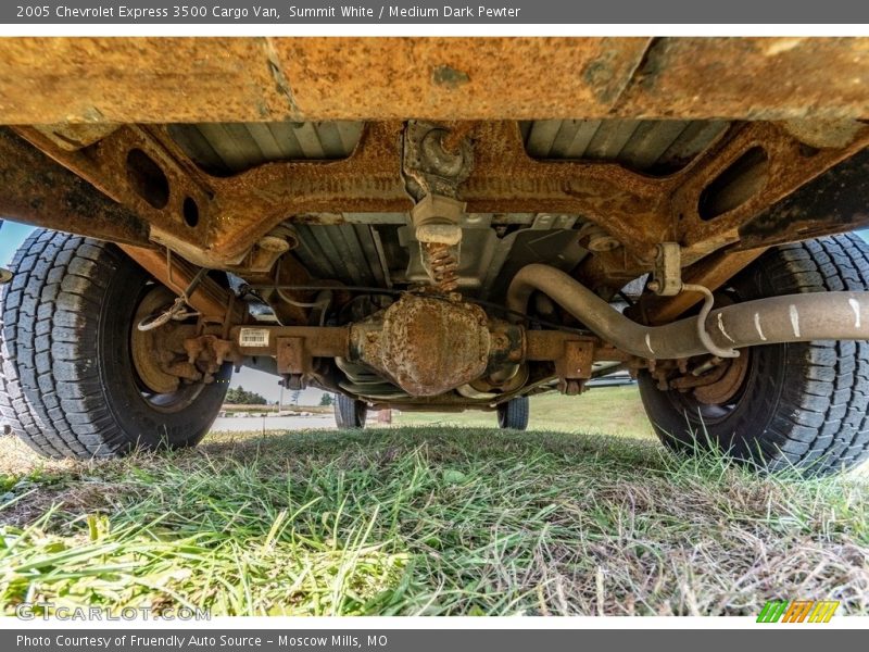 Summit White / Medium Dark Pewter 2005 Chevrolet Express 3500 Cargo Van