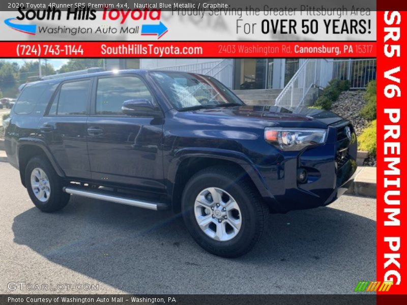 Nautical Blue Metallic / Graphite 2020 Toyota 4Runner SR5 Premium 4x4