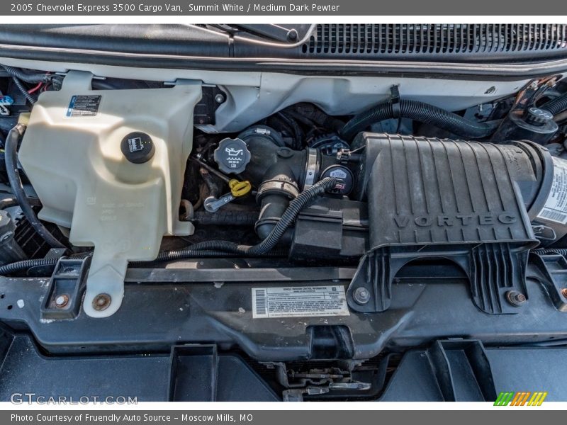 Summit White / Medium Dark Pewter 2005 Chevrolet Express 3500 Cargo Van