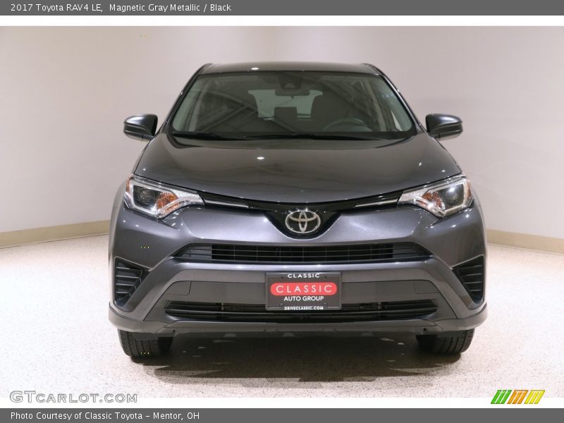 Magnetic Gray Metallic / Black 2017 Toyota RAV4 LE