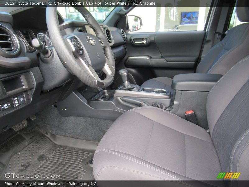 Super White / TRD Graphite 2019 Toyota Tacoma TRD Off-Road Double Cab 4x4