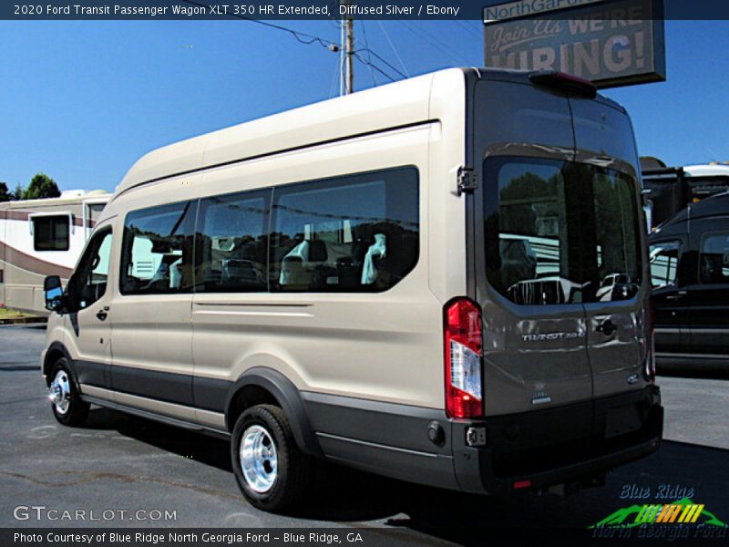 Diffused Silver / Ebony 2020 Ford Transit Passenger Wagon XLT 350 HR Extended