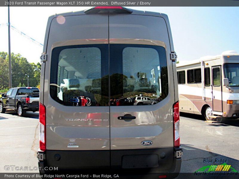 Diffused Silver / Ebony 2020 Ford Transit Passenger Wagon XLT 350 HR Extended