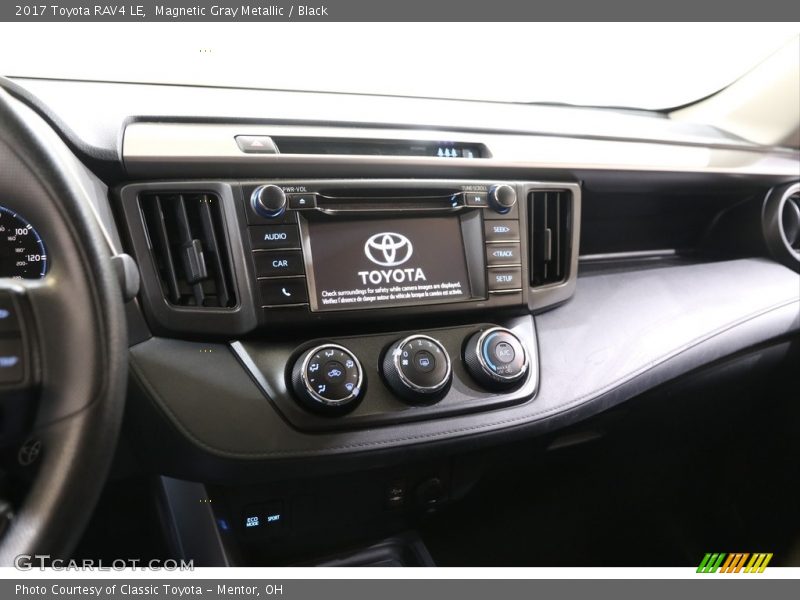 Magnetic Gray Metallic / Black 2017 Toyota RAV4 LE
