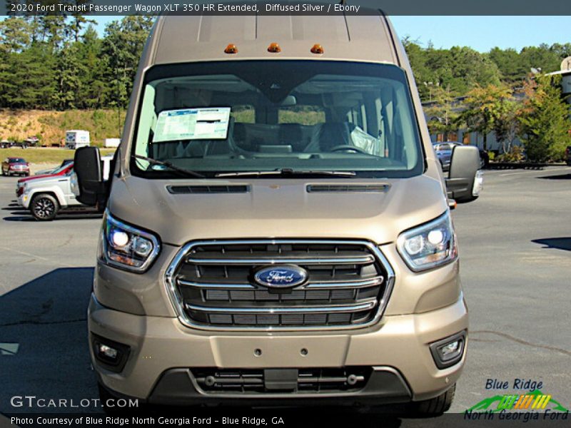 Diffused Silver / Ebony 2020 Ford Transit Passenger Wagon XLT 350 HR Extended