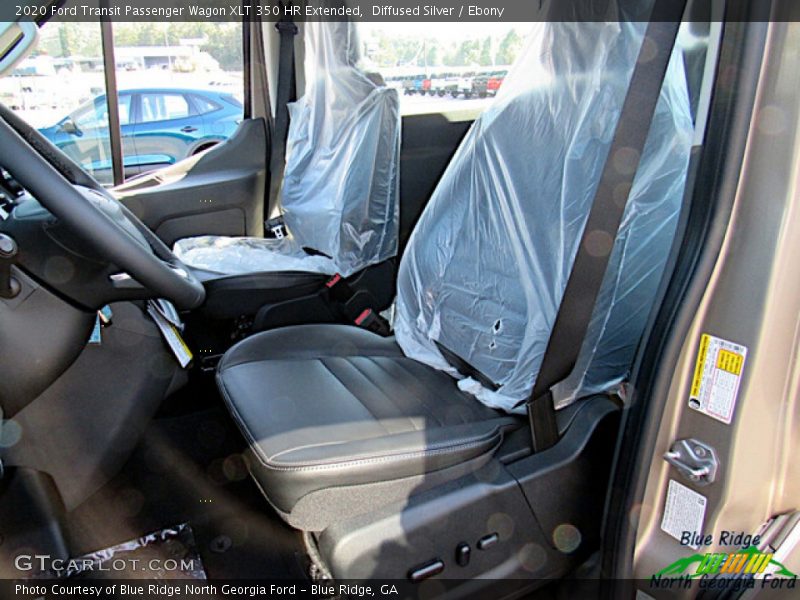 Diffused Silver / Ebony 2020 Ford Transit Passenger Wagon XLT 350 HR Extended