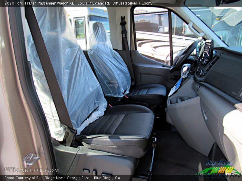 Diffused Silver / Ebony 2020 Ford Transit Passenger Wagon XLT 350 HR Extended
