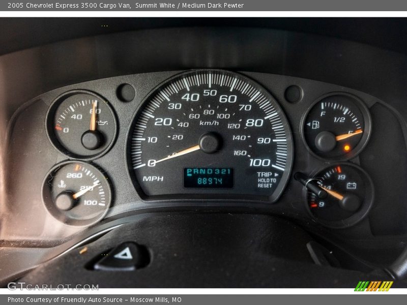 Summit White / Medium Dark Pewter 2005 Chevrolet Express 3500 Cargo Van