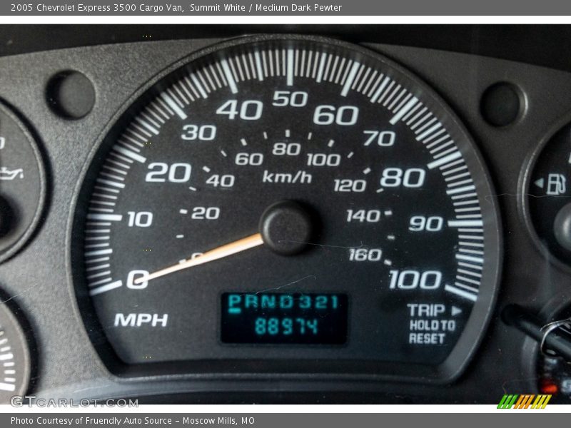 Summit White / Medium Dark Pewter 2005 Chevrolet Express 3500 Cargo Van