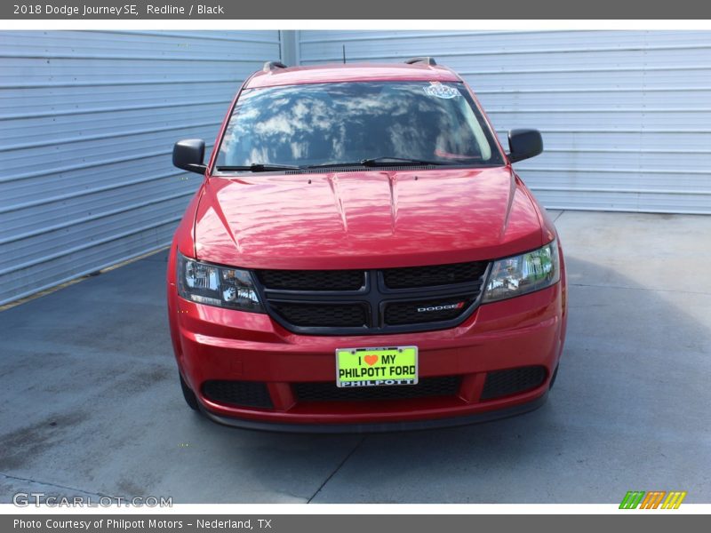 Redline / Black 2018 Dodge Journey SE
