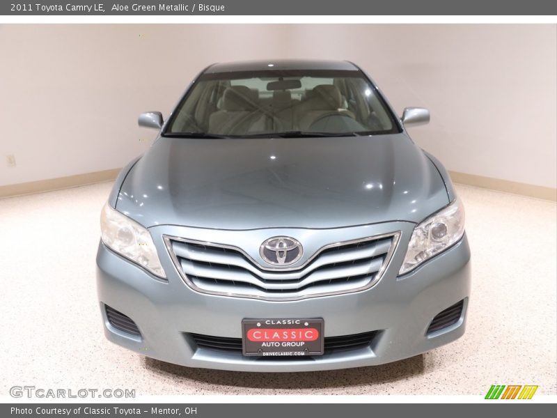 Aloe Green Metallic / Bisque 2011 Toyota Camry LE