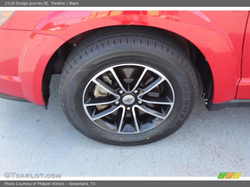 Redline / Black 2018 Dodge Journey SE