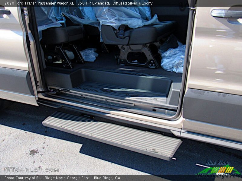 Diffused Silver / Ebony 2020 Ford Transit Passenger Wagon XLT 350 HR Extended