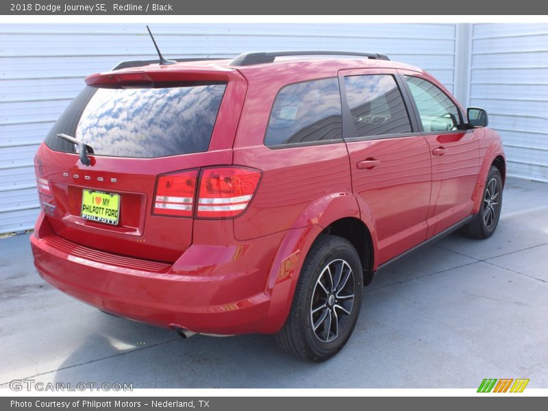 Redline / Black 2018 Dodge Journey SE