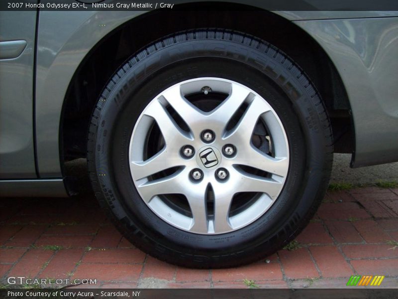 Nimbus Gray Metallic / Gray 2007 Honda Odyssey EX-L