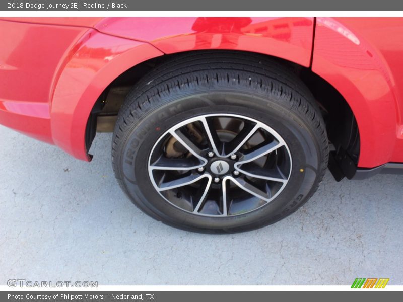 Redline / Black 2018 Dodge Journey SE