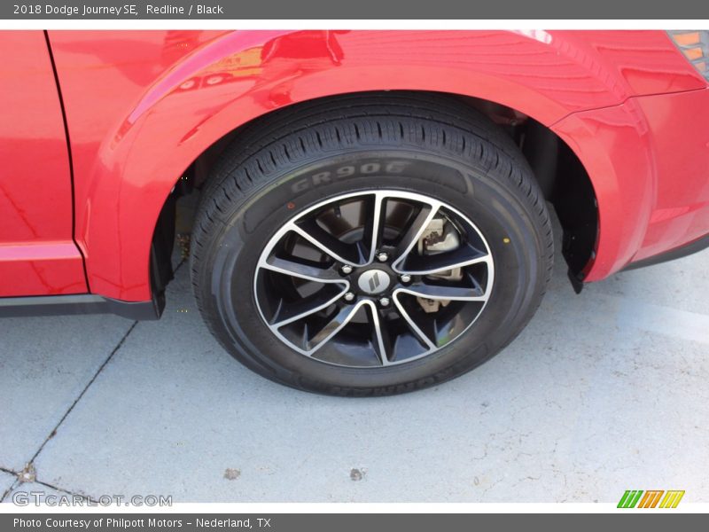Redline / Black 2018 Dodge Journey SE