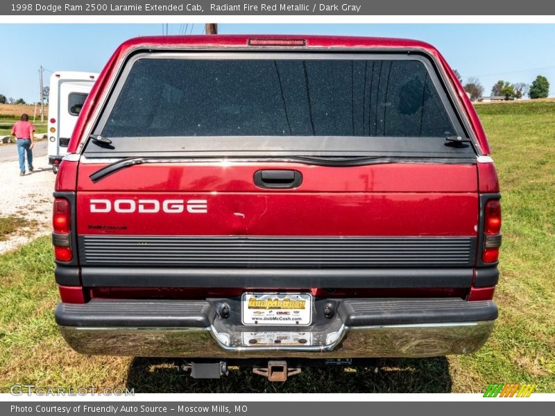 Radiant Fire Red Metallic / Dark Gray 1998 Dodge Ram 2500 Laramie Extended Cab