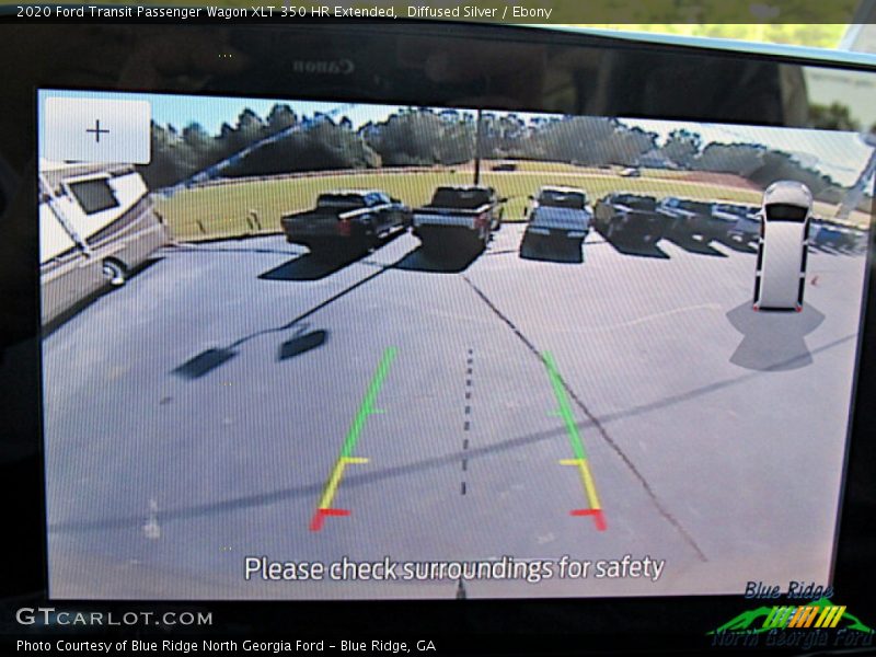 Diffused Silver / Ebony 2020 Ford Transit Passenger Wagon XLT 350 HR Extended