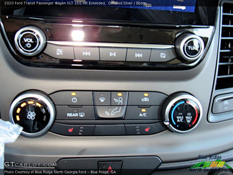 Diffused Silver / Ebony 2020 Ford Transit Passenger Wagon XLT 350 HR Extended